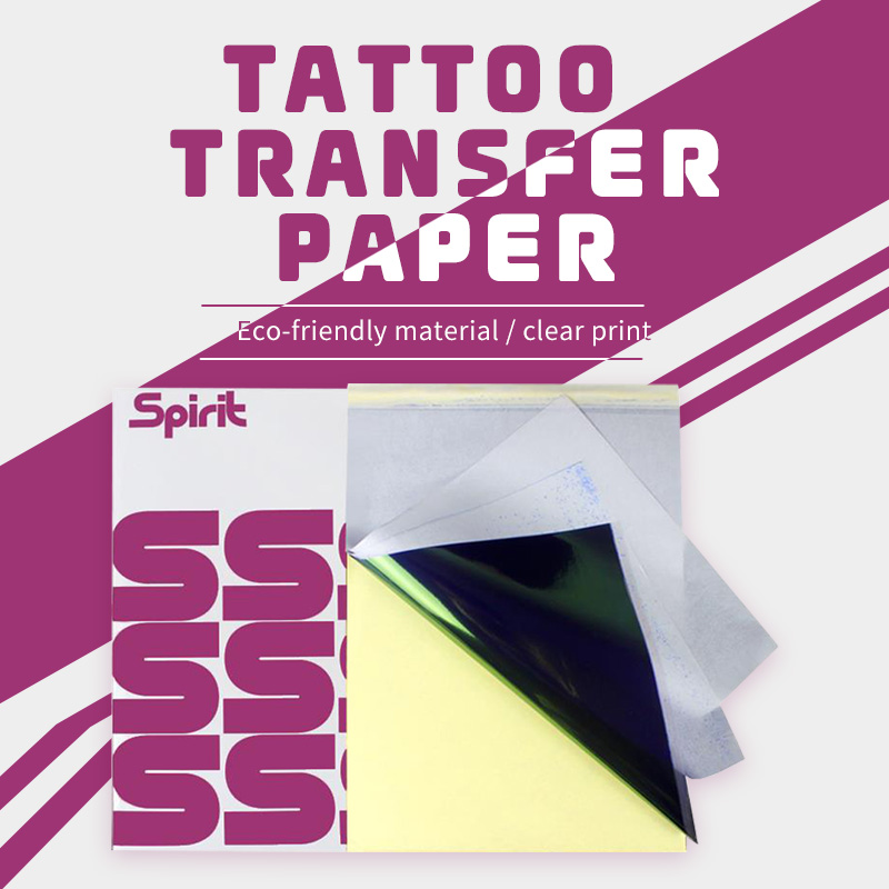 Transfer Paper Carbon - A4サーマルタトゥーステンシルペーパー4層カーボン転写コピー紙防水タトゥートレーシングペーパー（タトゥー転写機用）