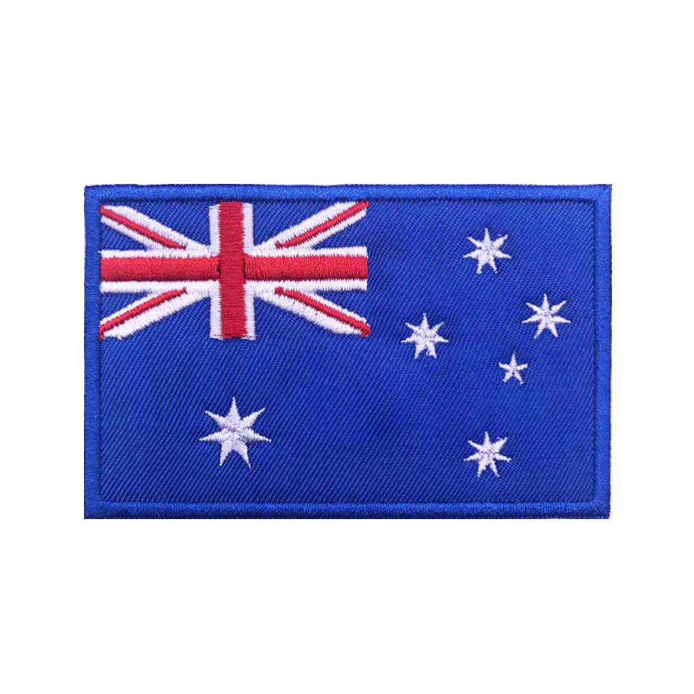 Embroidery In Australia - Australian Flag australiaパッチアームバンド刺embroideredパッチフック & ループ鉄バッジミリタリーストライプ