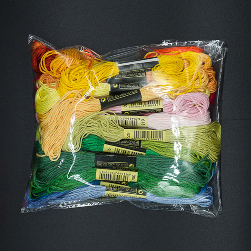 Embroidery Handicraft - C 24/100/50 マルチカラークロス糸 コットン縫い糸 刺繍糸 フロス糸キット