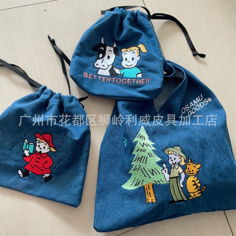 ホット OSAMU グッズシリーズファッション刺繍ハンドバッ - Embroidery Bag のレビューと価格