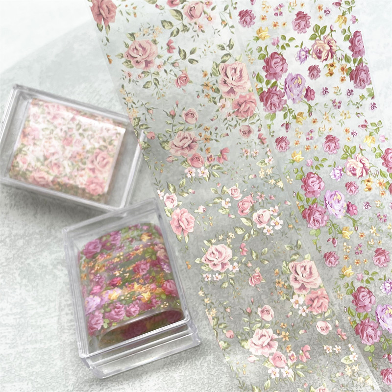 1Pc 100 センチメートルフラワーネイル箔転写紙用花柄ス - Transfer Paper Carbon のレビューと価格