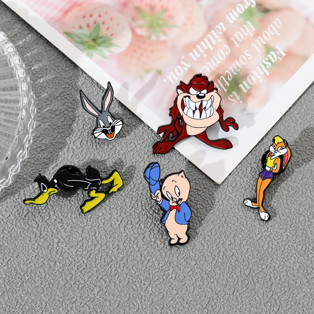 セットラビットラペルピンバックパック用男性女性用ブローチ装飾 - Embroidery Rabbit のレビューと価格