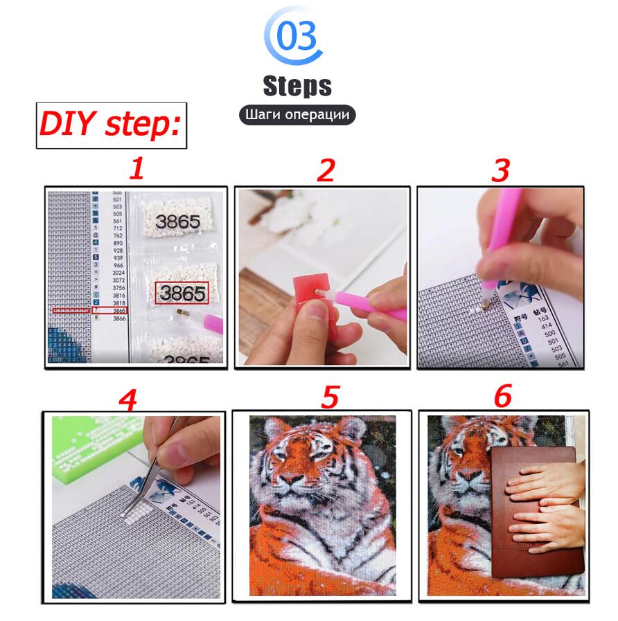 5D DIY ダイヤモンド刺繍ランニングアニマル馬アートフル - Embroidery Running Stitch のレビューと価格