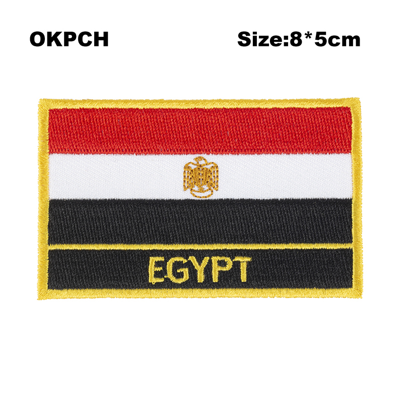 エジプト国旗の刺embroideryパッチ,のこぎりのアイロ - Embroidery In Egypt のレビューと価格