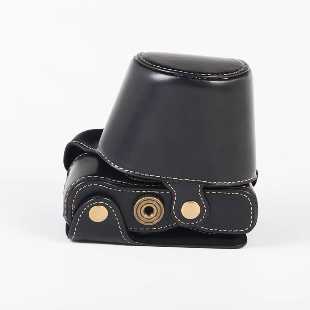 PU レザーカメラバッグケースレンズポーチカバー Fujif - Embroidery Bag のレビューと価格