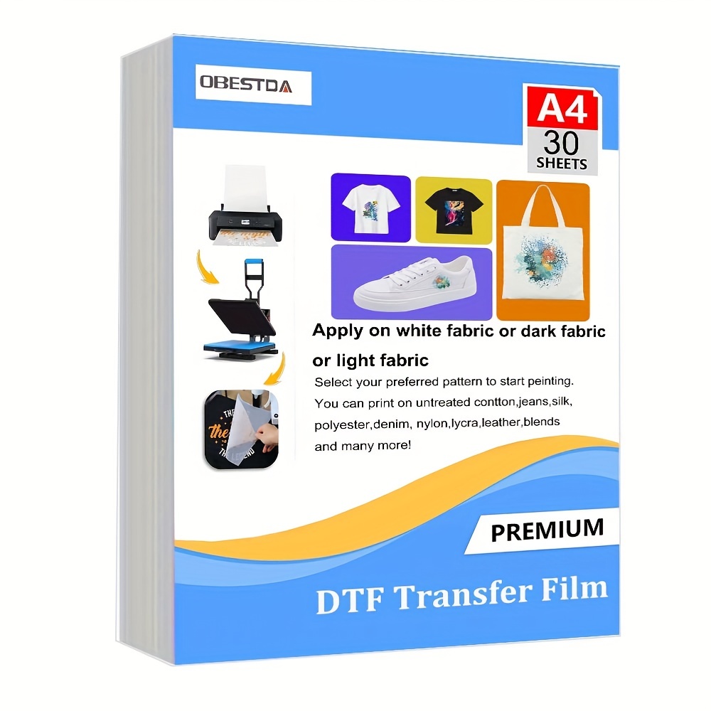 A4 30 個 DTF 転写フィルム PET 熱転写紙マット - Transfer Paper Carbon のレビューと価格