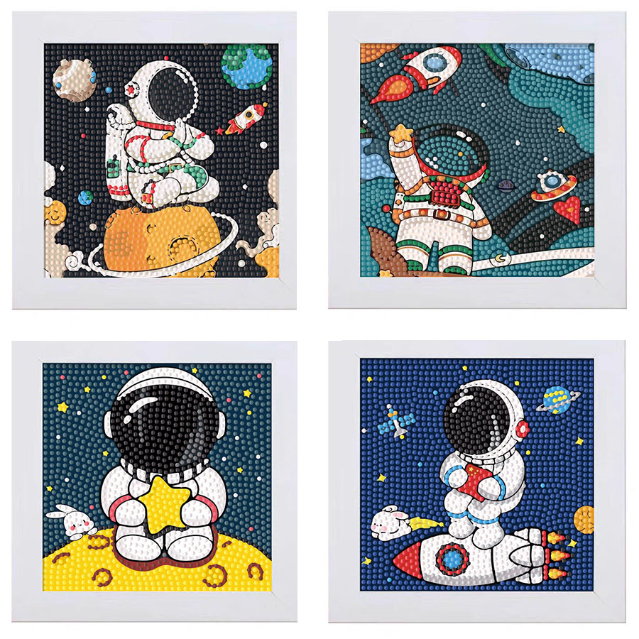 Keeppley 宇宙飛行士クリスタルダイヤモンド装飾絵画  - Embroidery Handicraft のレビューと価格