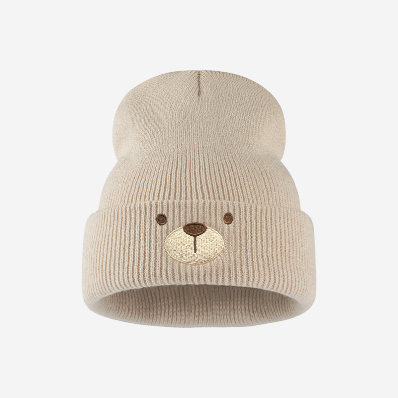 ファッショナブルで可愛い幼児用（1〜3歳）カフ付きニットビー - Embroidery Love のレビューと価格