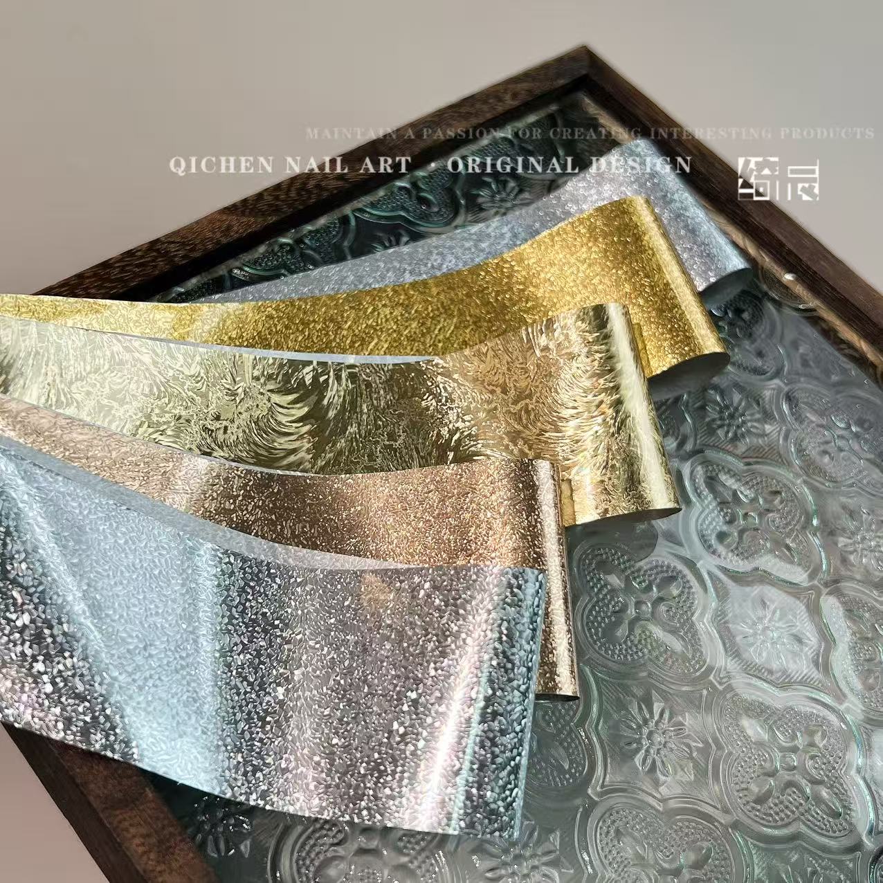 1Pc 50 センチメートル金属テクスチャ効果パワーネイル箔 - Transfer Paper Carbon のレビューと価格