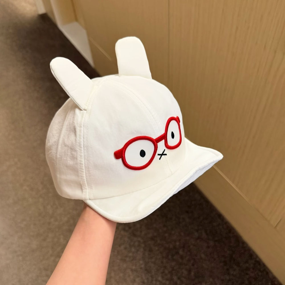 かわいいミッフィーかわいい野球帽キーキャップ漫画ウサギの耳立 - Embroidery Rabbit のレビューと価格