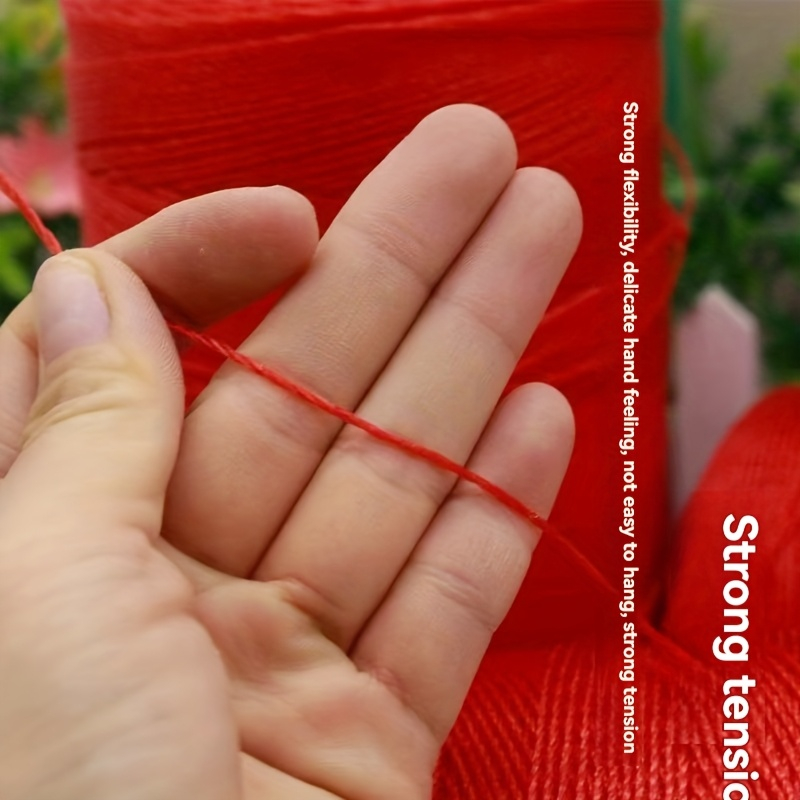 50 メートル水平プルロープ赤いポリエチレンマーキング建設ラ - Embroidery Garden のレビューと価格