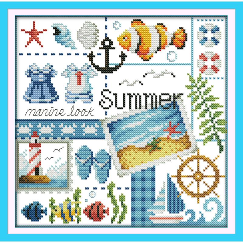 四季のパターン,春,夏,秋,冬のクロスステッチ刺繡キット,d - Embroidery X Pattern のレビューと価格