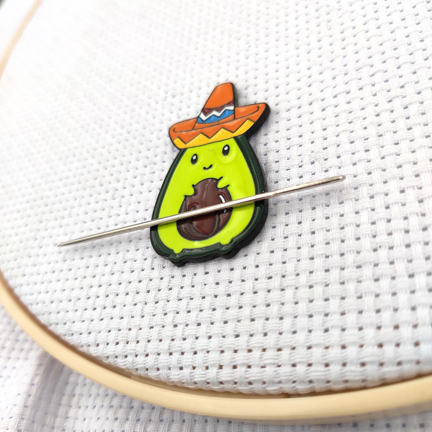 クロスステッチ用の磁気ニードル,かわいいアボカドとソーイング - Needle Minder Magnet のレビューと価格