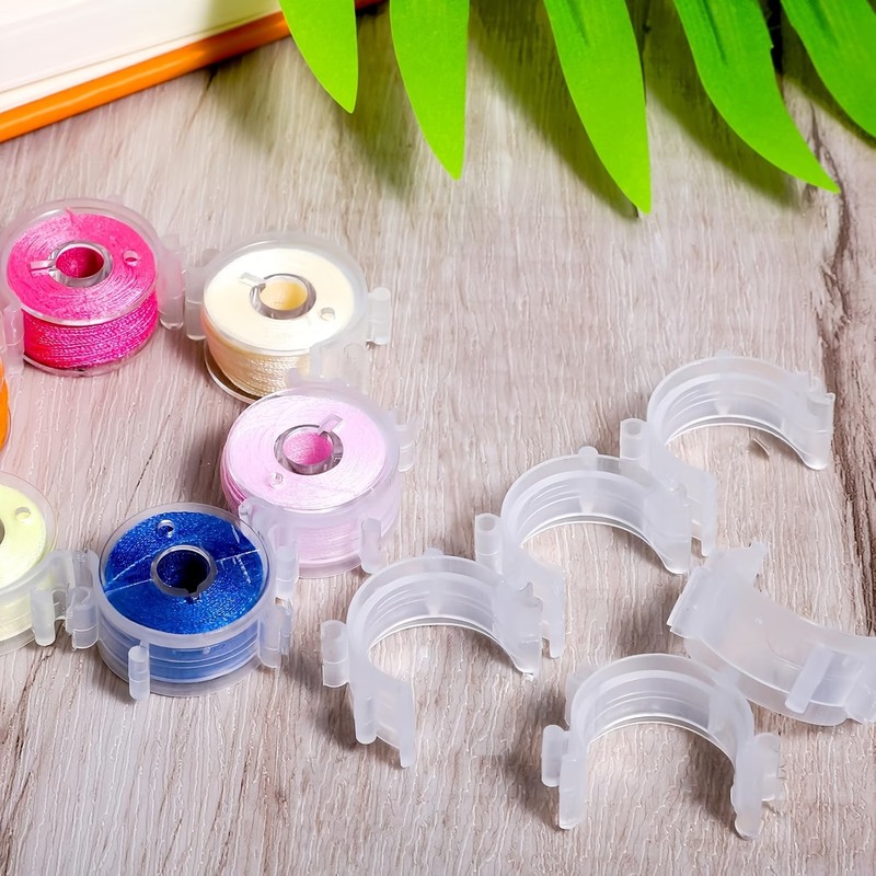 35個のボビンクリップ、ボビンの巻き戻りを防止、ミシン用糸整 - Embroidery Threads のレビューと価格