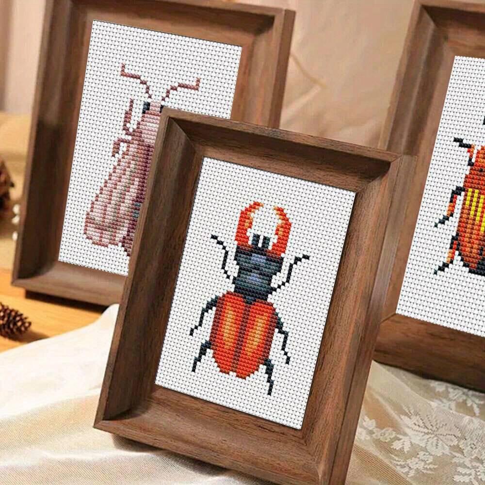 8 個昆虫クロスステッチ刺繍キット動物 11Ct セットパタ - Embroidery X Pattern のレビューと価格