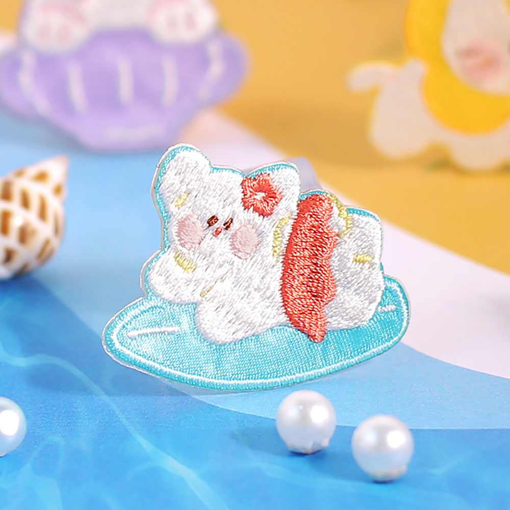 漫画の刺embroideryステッカー,小さなサイズ,かわい - Embroidery Rabbit のレビューと価格