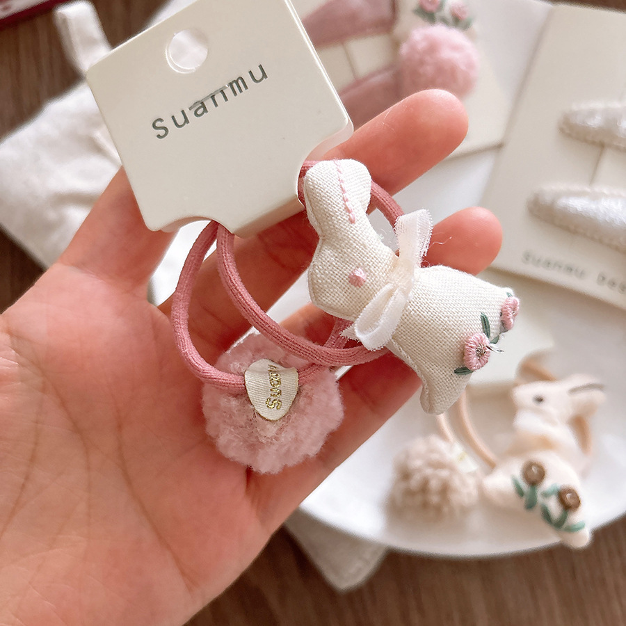 秋冬甘い 3D 刺繍かわいいウサギの赤ちゃんベルベット BB - Embroidery Rabbit のレビューと価格