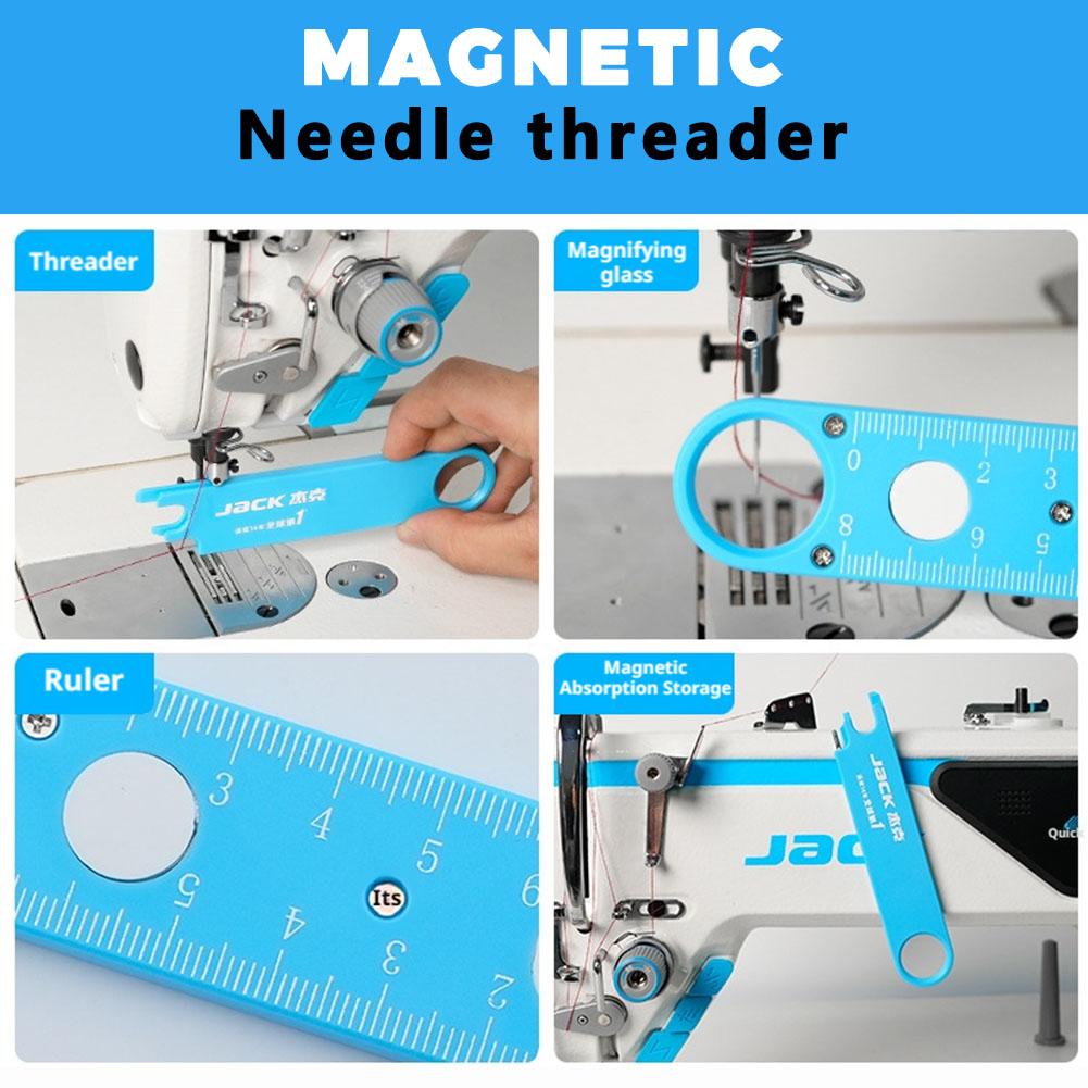 ジャック磁気針通し器、拡大鏡と定規付き – 縫製クラフト用の - Needle Minder Magnet のレビューと価格