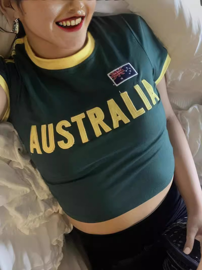 女性用半袖ゴシックTシャツ,ショートトップ,ヴィンテージ,カ - Embroidery In Australia のレビューと価格