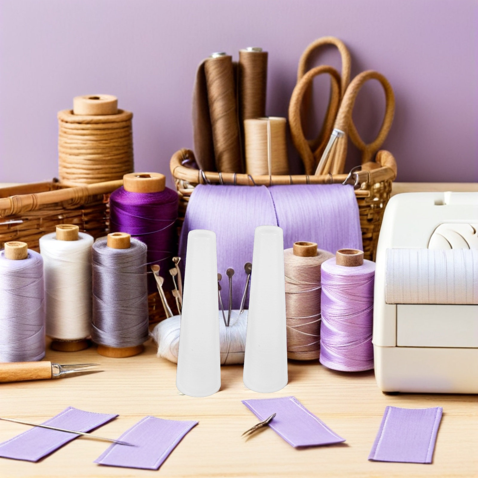 12個入りプラスチック製糸巻きチューブ、ポリプロピレン製円錐 - Embroidery Threads のレビューと価格